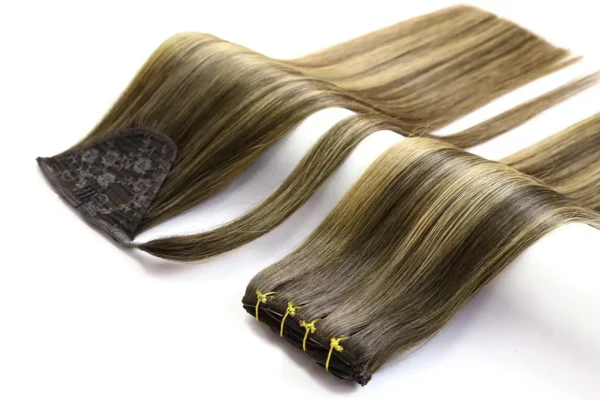 Wholesale 100% Human Hair Wrap-Around Ponytail Extension