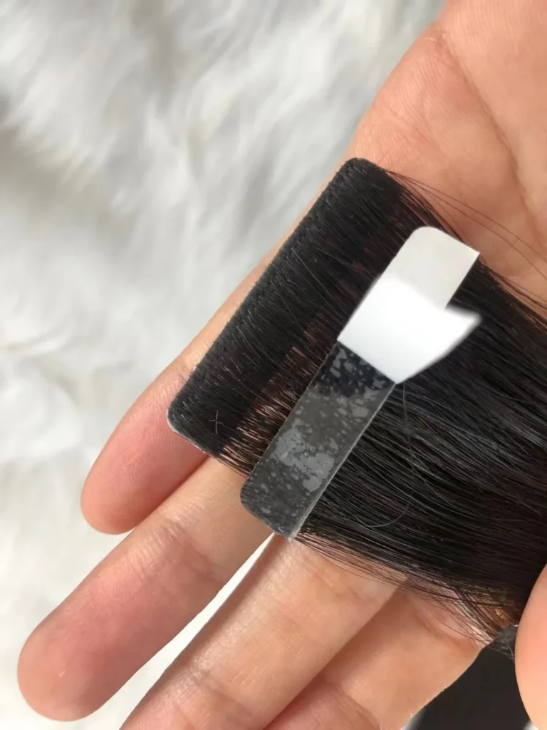 Premium Double Drawn Invisible Tape-In Hair Extensions made from 100% Remy Human Hair by Xuanchang Hair
