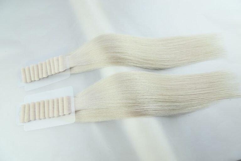 Premium Double Drawn Invisible Tape-In Hair Extensions made from 100% Remy Human Hair by Xuanchang Hair