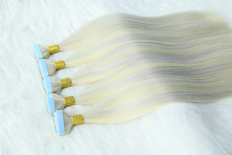 Premium Wholesale Tape-In Hair Extensions made from 100% Remy Human Hair, Double Drawn Quality by Xuanchang Hair