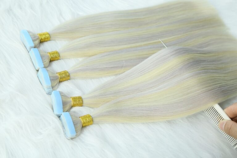 Premium Wholesale Tape-In Hair Extensions made from 100% Remy Human Hair, Double Drawn Quality by Xuanchang Hair